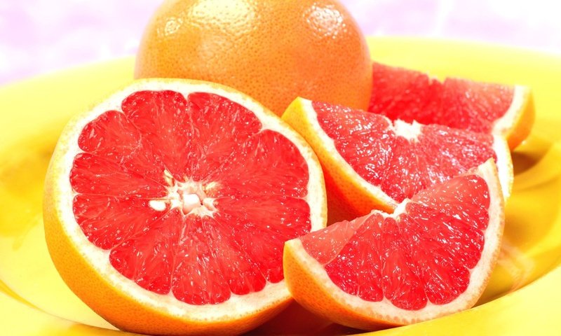 Обои фрукты, оранжевый, дольки, грейпфрут, цитрусовые, fruit, orange, slices, grapefruit, citrus разрешение 2560x1600 Загрузить