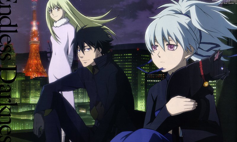 Обои инь, темнее чёрного, эмбер, hei, yin, darker than black, amber разрешение 2561x1736 Загрузить