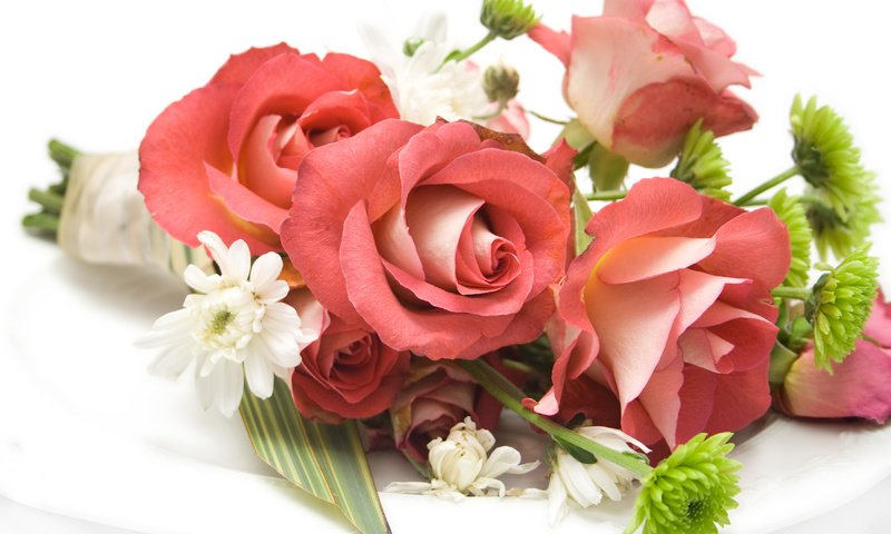 Обои цветы, розы,  цветы, cvety, cvetok, rozy, krasivye, bukety, svadebnye, букет свадебный, flowers, roses, bouquet wedding разрешение 3456x2304 Загрузить