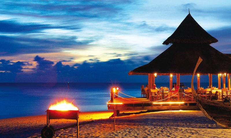 Обои пляж, тропики, мальдивы, beach, tropics, the maldives разрешение 7225x2706 Загрузить