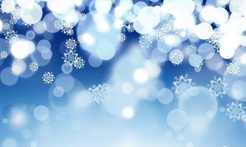 Обои снег, абстракция, зима, снежинки, snow, abstraction, winter, snowflakes разрешение 1920x1080 Загрузить