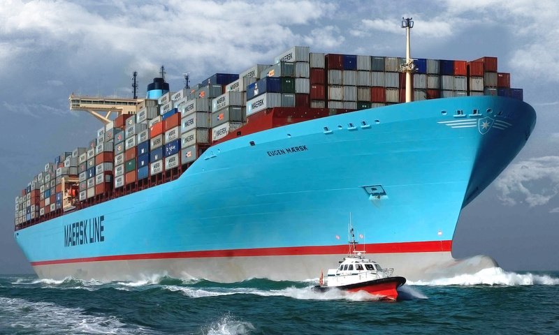 Обои судно, корпус, контейнеровоз, maersk, борт, груз, eugen maersk, the ship, case, a container ship, board, cargo разрешение 2560x1440 Загрузить