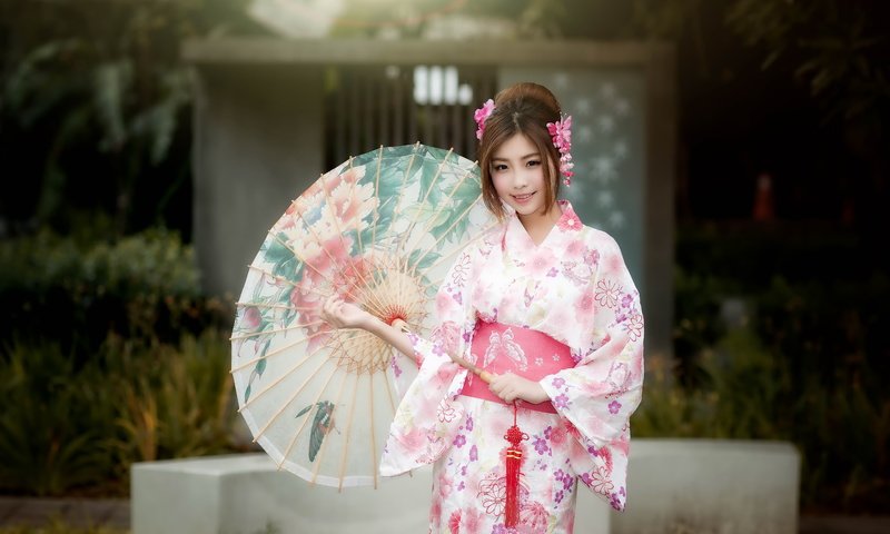 Обои девушка, зонт, азиатка, girl, umbrella, asian разрешение 5473x3234 Загрузить