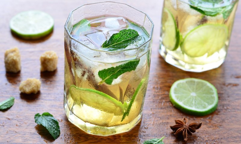 Обои мята, напиток, лёд, лайм, лимонад, mint, drink, ice, lime, lemonade разрешение 4000x2539 Загрузить