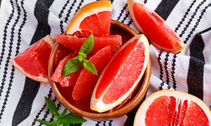 Обои фрукты, витамины, дольки, тарелка, цитрусы, грейпфрут, fruit, vitamins, slices, plate, citrus, grapefruit разрешение 4354x2903 Загрузить