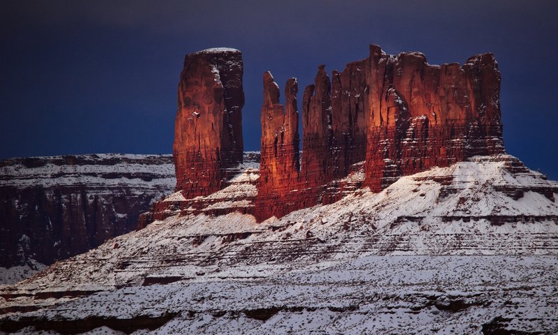 Обои скалы, зима, пейзаж, каньон, маестро, rocks, winter, landscape, canyon, maestro разрешение 1920x1200 Загрузить