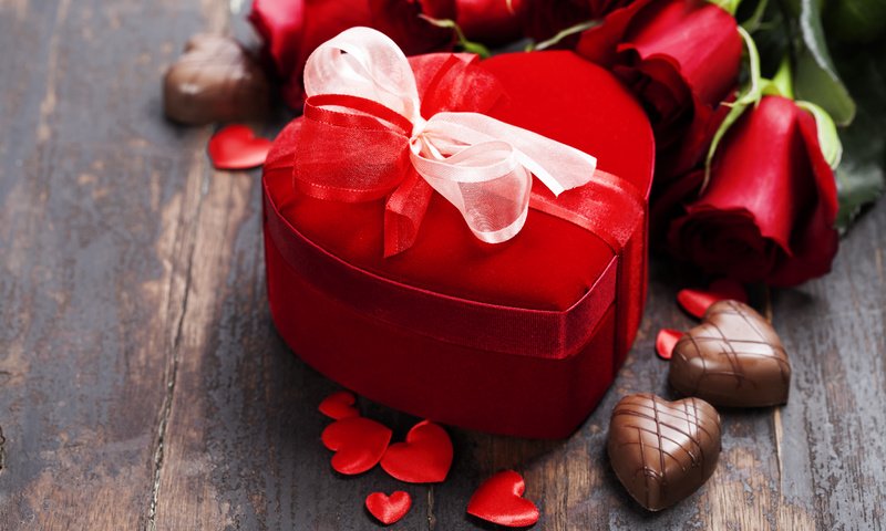 Обои розы, букет, лента, подарок, шоколад, сердечки, день святого валентина, natalia klenova, roses, bouquet, tape, gift, chocolate, hearts, valentine's day разрешение 5616x3744 Загрузить