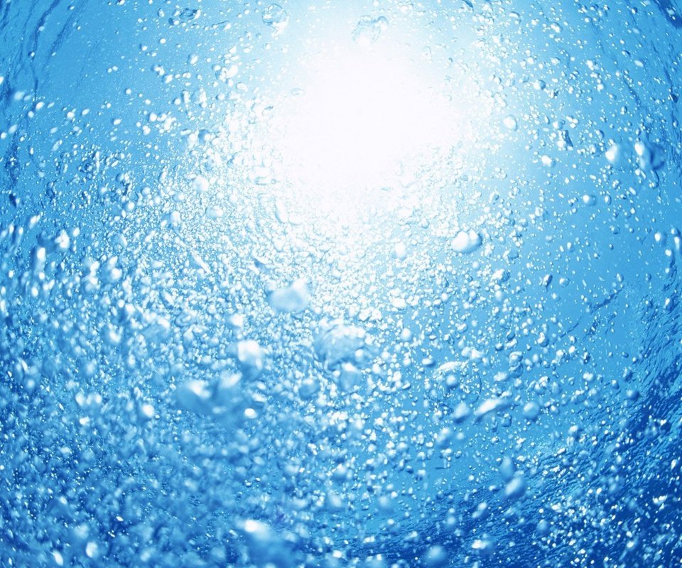 Обои вода, солнце, пузырьки, подводный мир, water, the sun, bubbles, underwater world разрешение 1920x1200 Загрузить