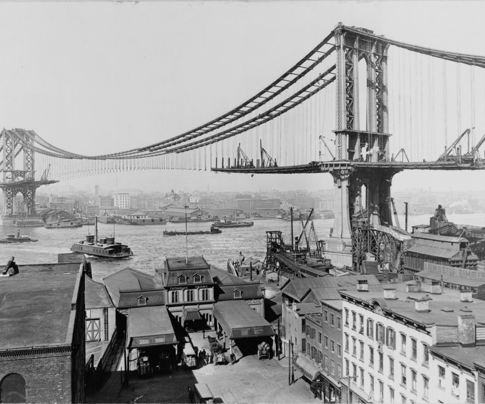 Обои мост, стройка, бруклин, bridge, construction, brooklyn разрешение 3744x2256 Загрузить