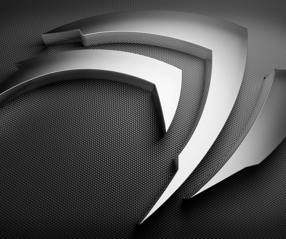 Обои металл, чёрно-белое, логотип, знак, нвидия, metal, black and white, logo, sign, nvidia разрешение 1920x1200 Загрузить