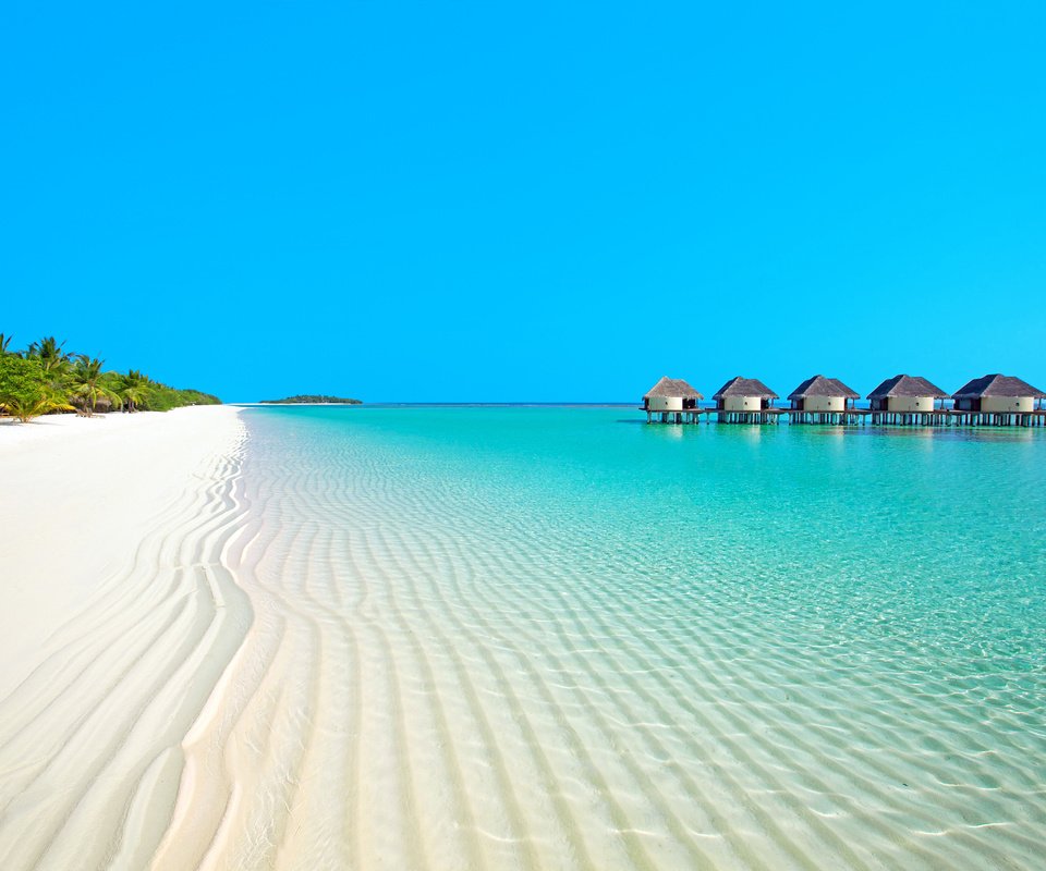 Обои море, пляж, тропики, мальдивы, sea, beach, tropics, the maldives разрешение 5032x3382 Загрузить