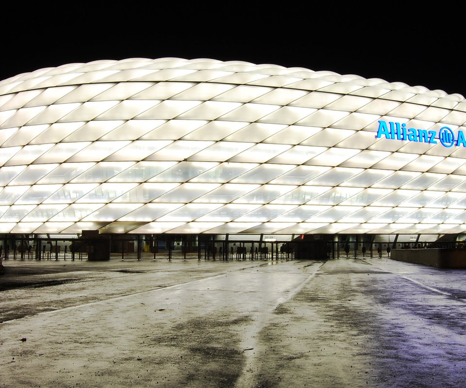 Обои стадион, германия, мюнхен, альянц арена, stadium, germany, munich, allianz arena разрешение 1920x1080 Загрузить