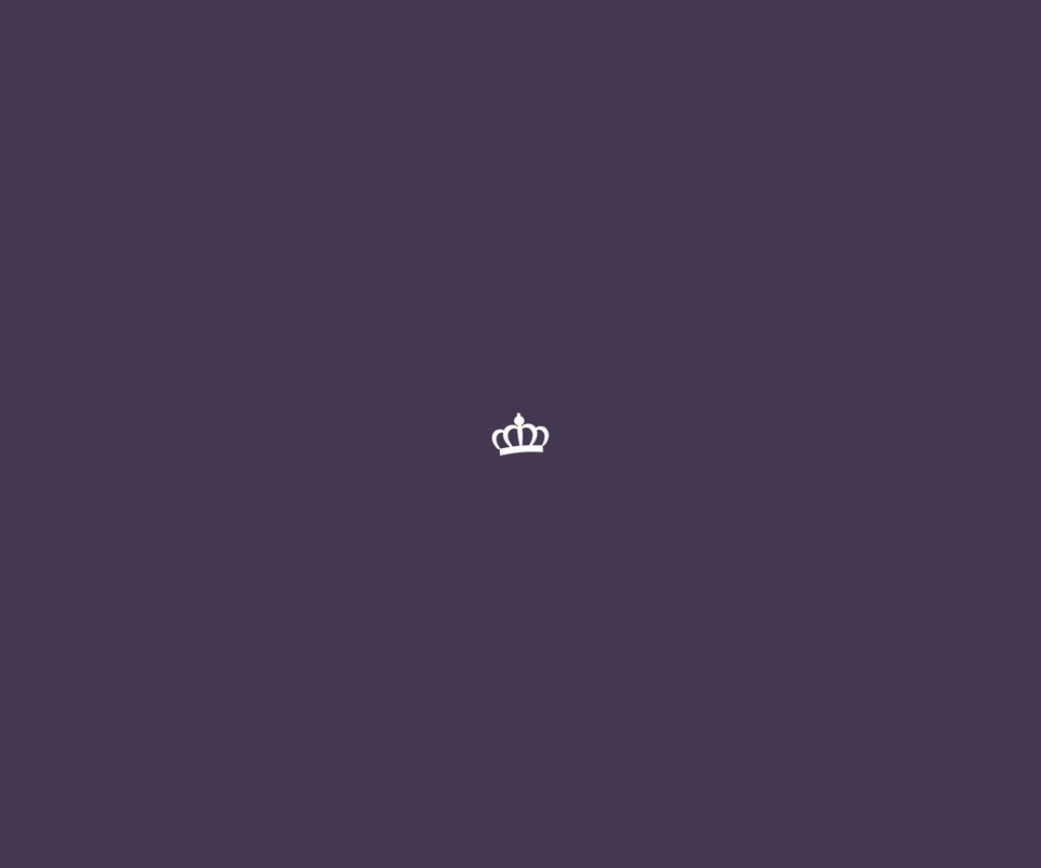 Обои фиолетовый, минимализм, корона, purple, minimalism, crown разрешение 2560x1600 Загрузить