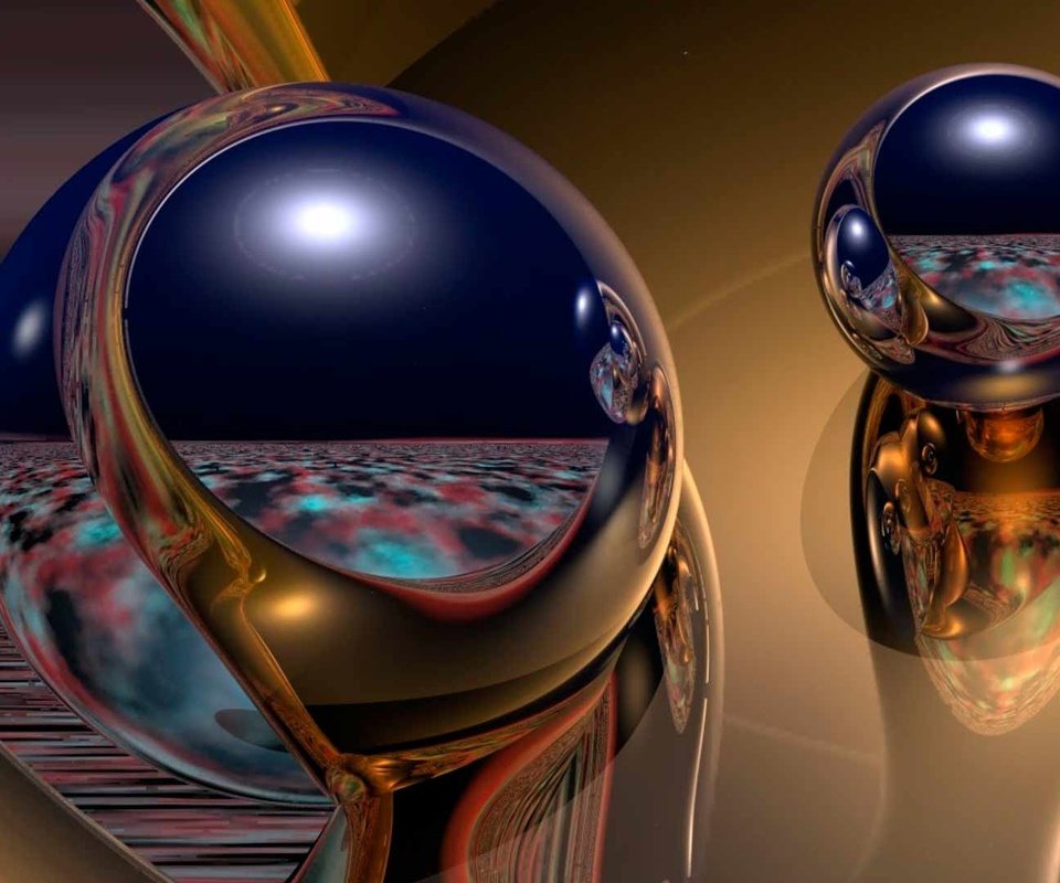 Обои отражение, зеркальные, сферы. сферы, в которых, видно, reflection, mirror, sphere. sphere, in which, seen разрешение 1920x1080 Загрузить