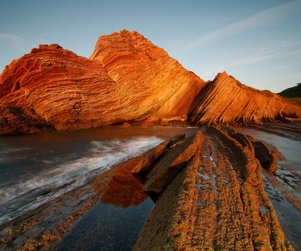 Обои скалы, природа, море, rocks, nature, sea разрешение 2880x1916 Загрузить