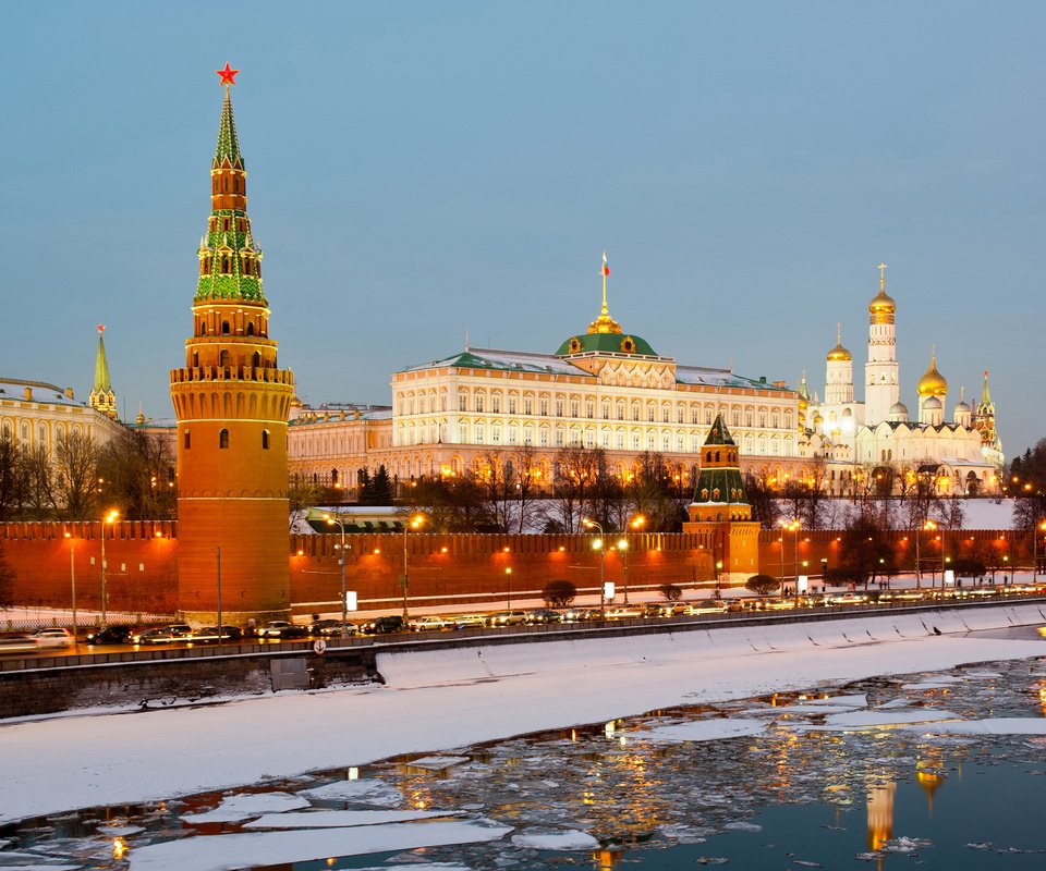 Обои москва, кремль, россия, moscow, the kremlin, russia разрешение 3840x2400 Загрузить