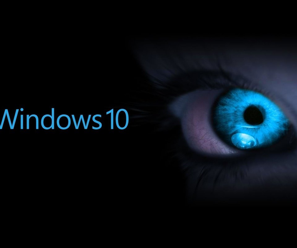 Обои глаз, windows 10, eyes разрешение 1920x1080 Загрузить