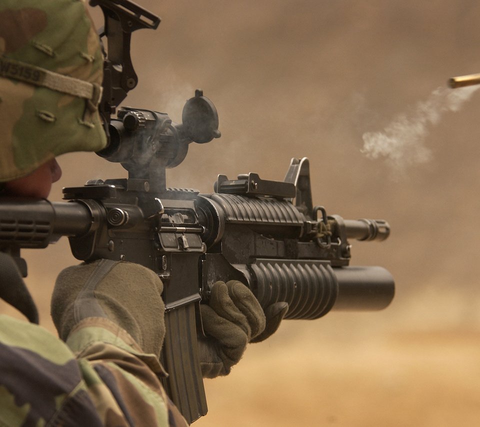 Обои солдат, гильза, m4a1 с подствольником, soldiers, sleeve, m4a1 with grenade launcher разрешение 2560x1600 Загрузить