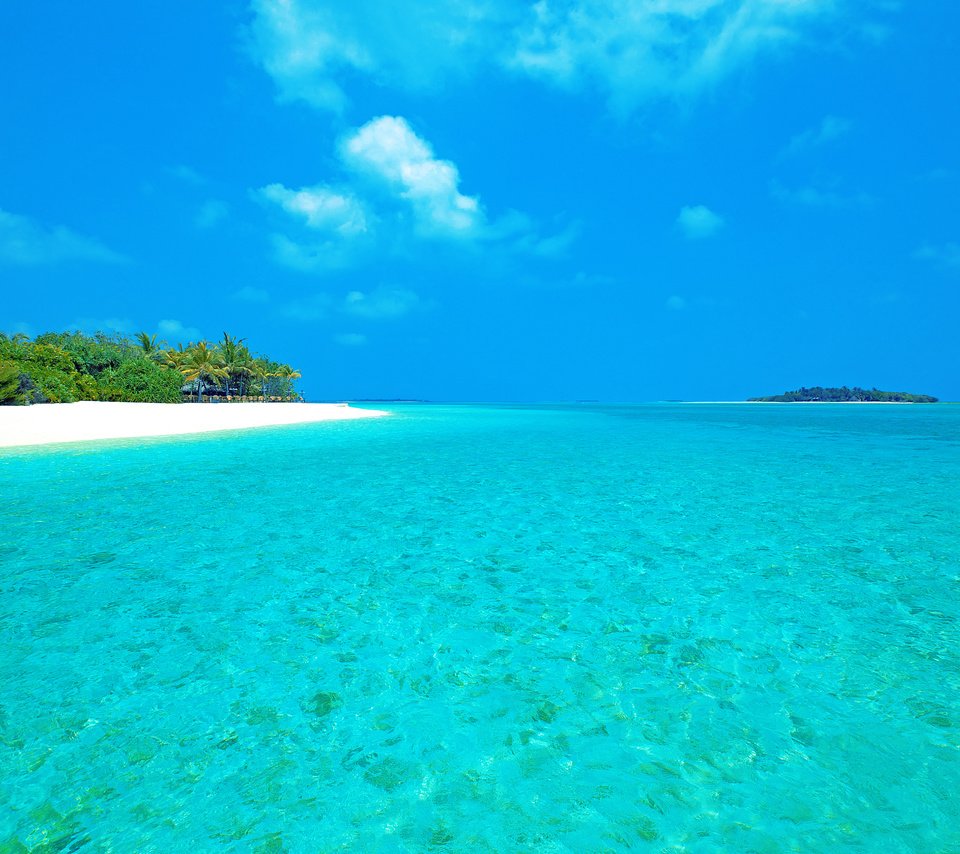 Обои пляж, остров, тропики, мальдивы, beach, island, tropics, the maldives разрешение 5076x3447 Загрузить