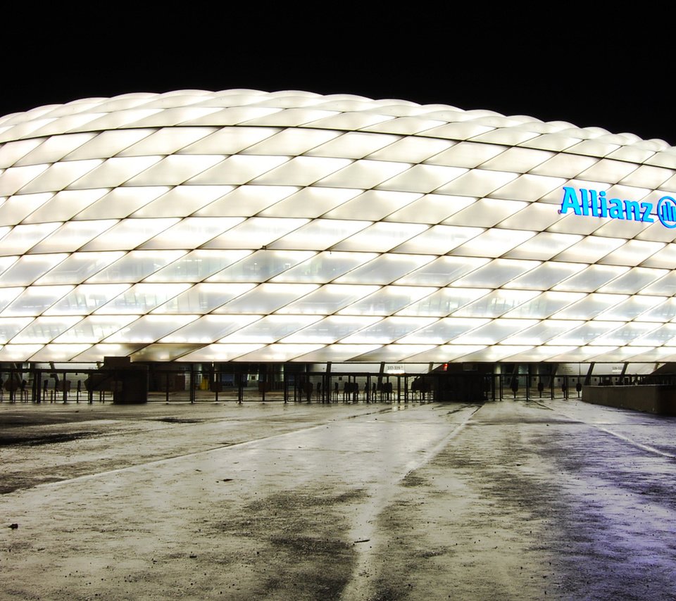 Обои стадион, германия, мюнхен, альянц арена, stadium, germany, munich, allianz arena разрешение 1920x1080 Загрузить