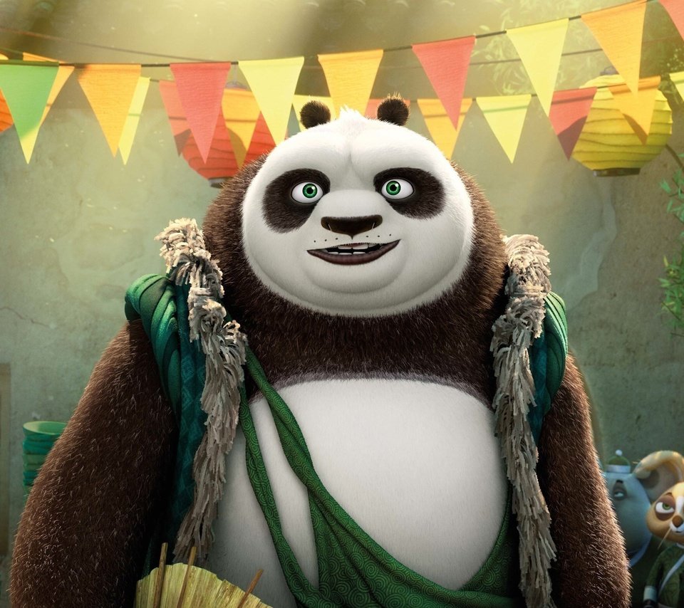Обои панда, мультфильм, kung-fu-panda-3, кунг-фу панда-3, panda, cartoon, kung fu panda-3 разрешение 2560x1556 Загрузить