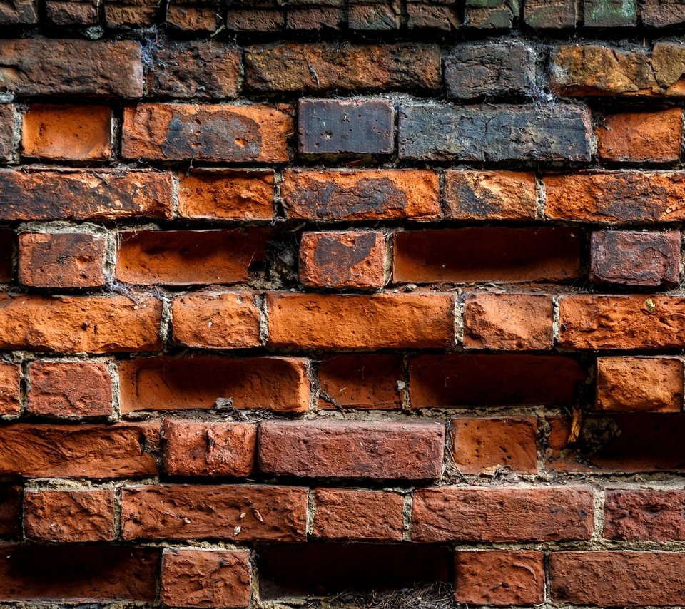 Обои фон, цвет, стена, кирпичи, кирпичная стена, бурые, background, color, wall, bricks, brick wall, brown разрешение 2880x1920 Загрузить