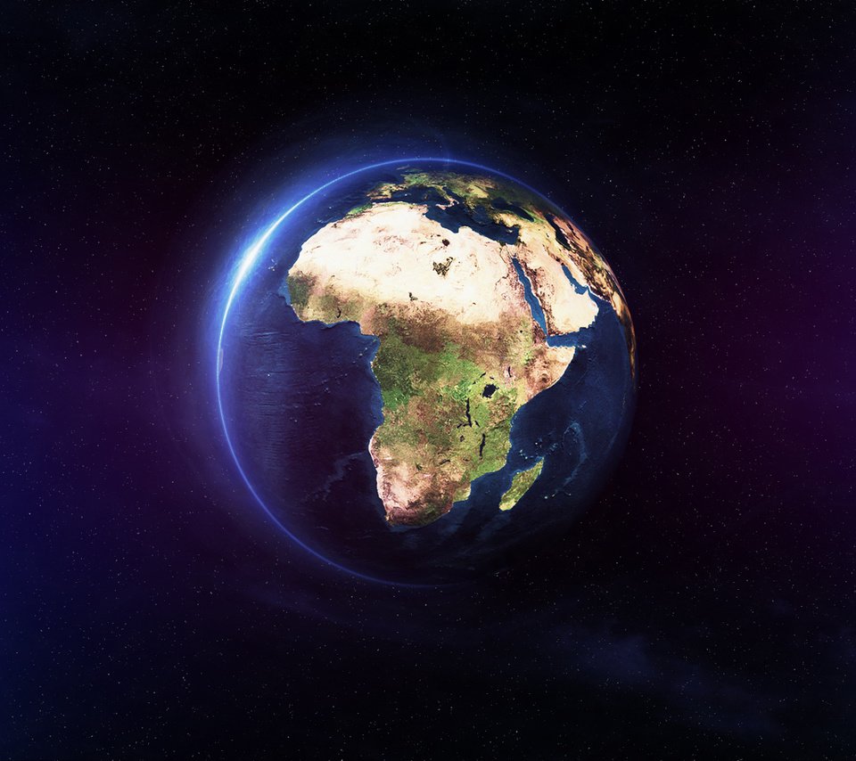 Обои земля, африка, океан, планета земля, earth, africa, the ocean разрешение 1920x1080 Загрузить