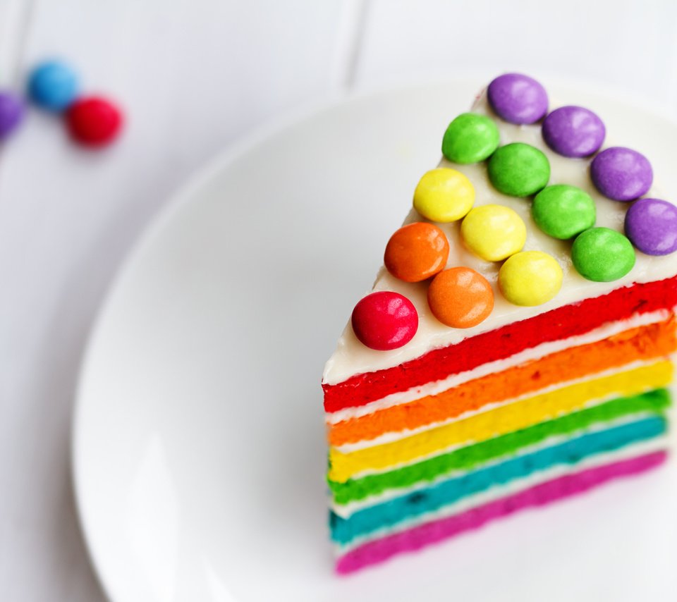 Обои цвета, крем, разноцветные, радуга, сладкое, торт, десерт, слои, драже, color, cream, colorful, rainbow, sweet, cake, dessert, layers, pills разрешение 5000x3334 Загрузить
