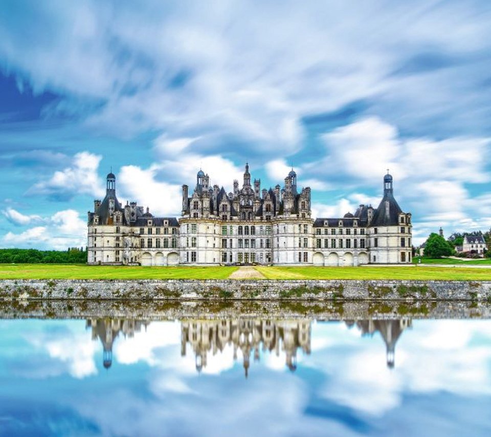 Обои замок, франция, chateau de chambord, шато, шамбор, castle, france, chateau, chambord разрешение 1920x1200 Загрузить