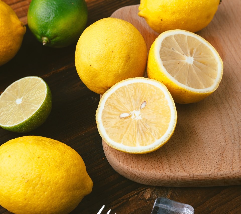 Обои фрукты, лимон, лайм, цитрусы, fruit, lemon, lime, citrus разрешение 5616x3744 Загрузить