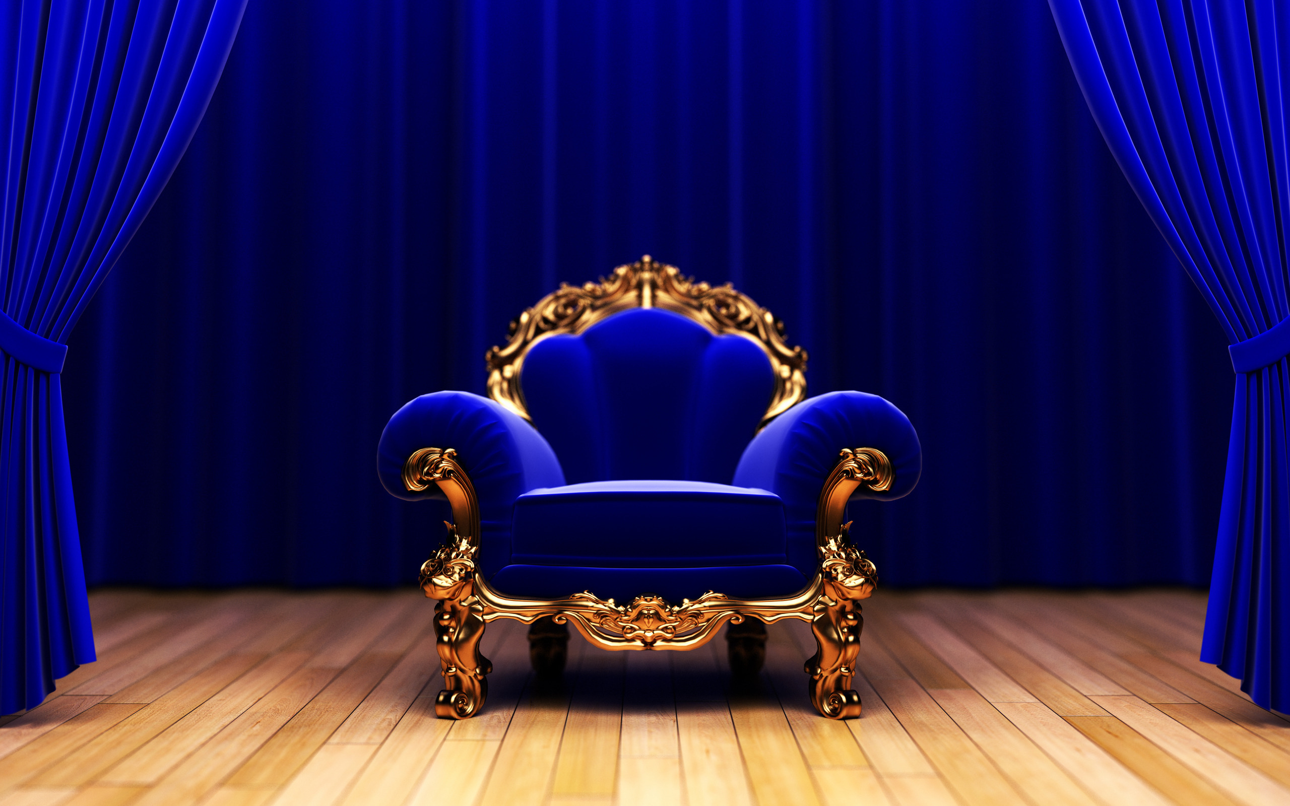 Обои стиль, шторы, стул, кресло, сцена, кресла, сидения, style, curtains, chair, scene, chairs, seat разрешение 2560x1600 Загрузить
