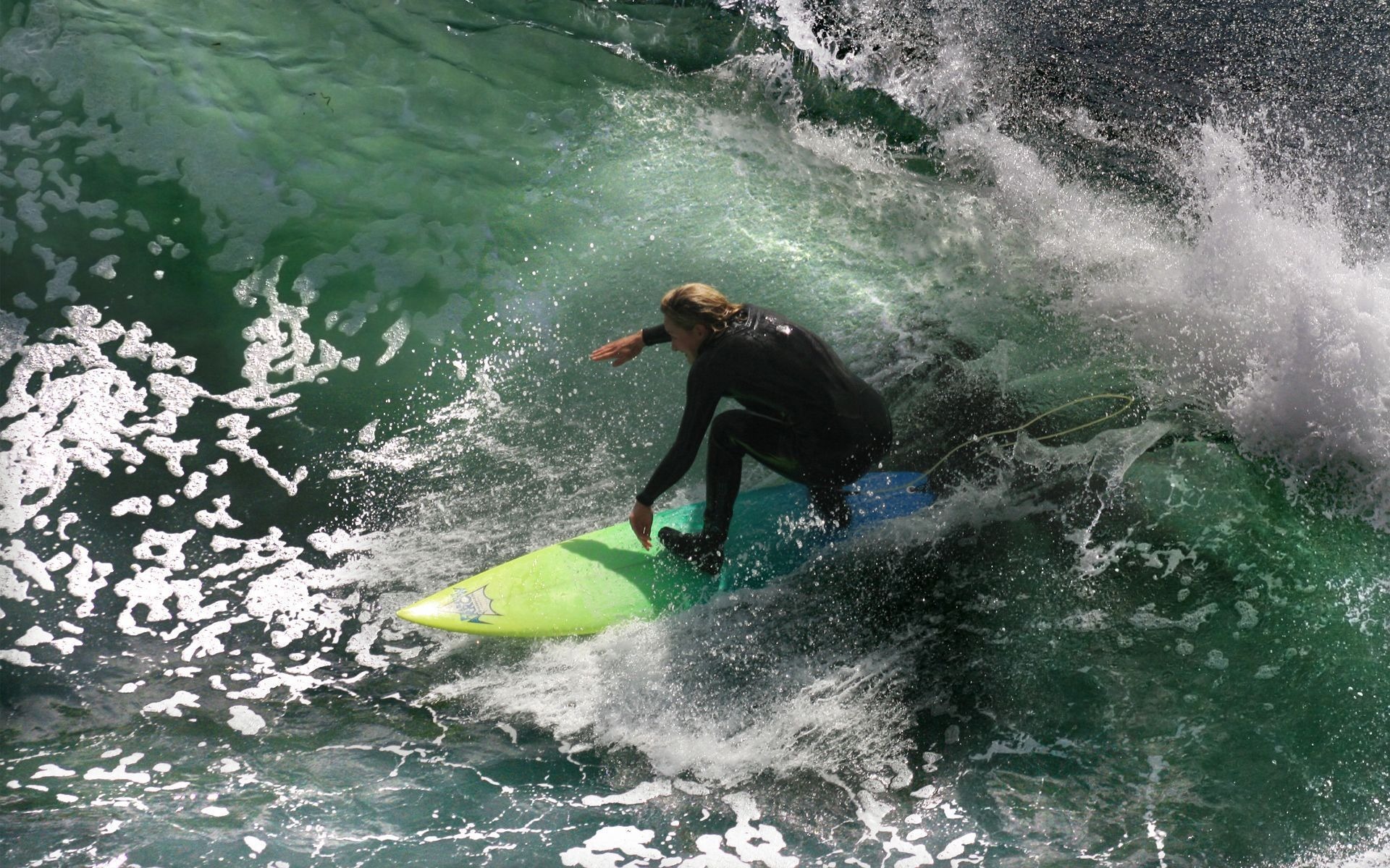 Обои вода, волны, море, серфинг, water, wave, sea, surfing разрешение 1920x1200 Загрузить