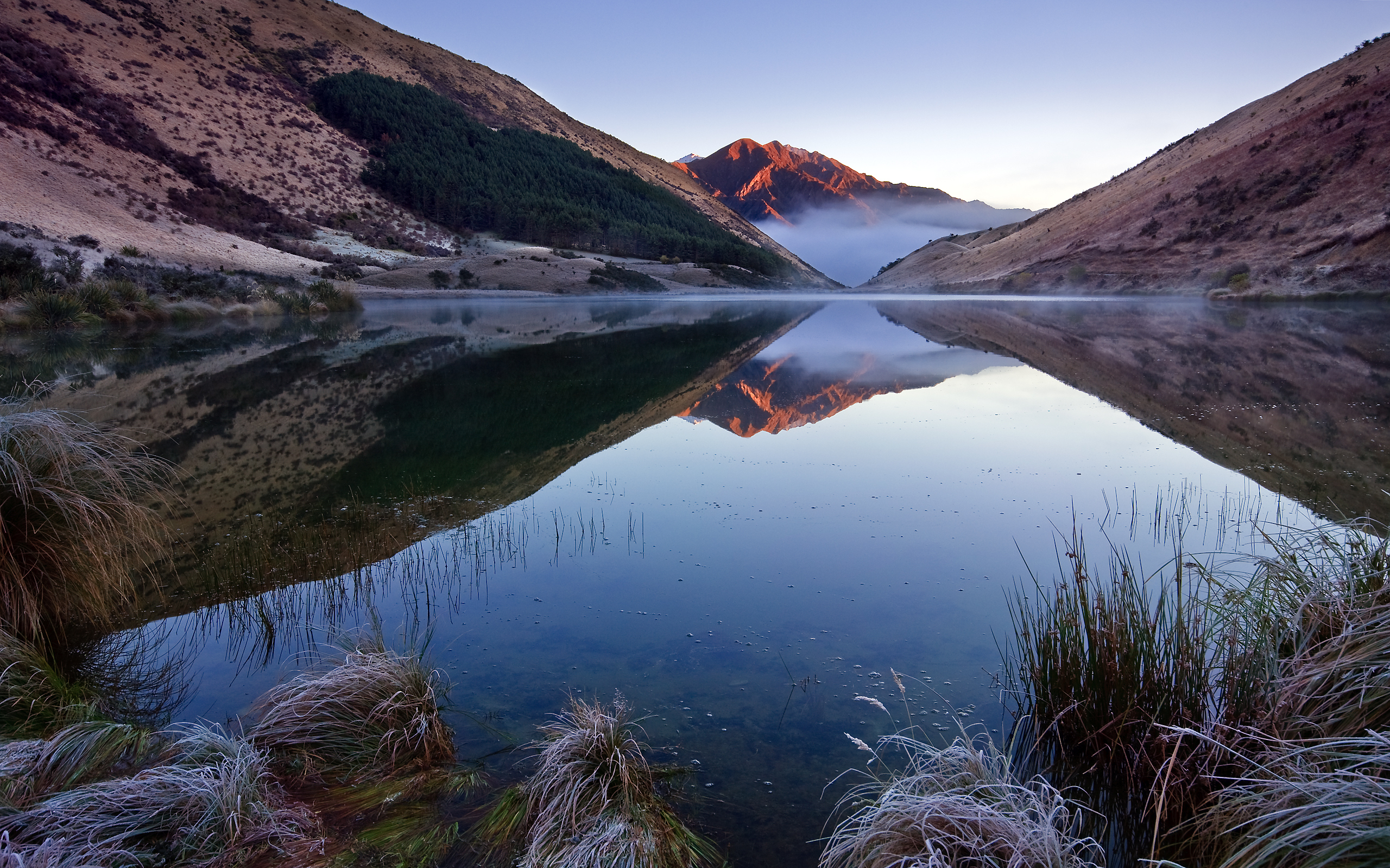 Обои озеро, отражение, новая зеландия, куинстаун, lake, reflection, new zealand, queenstown разрешение 2560x1600 Загрузить