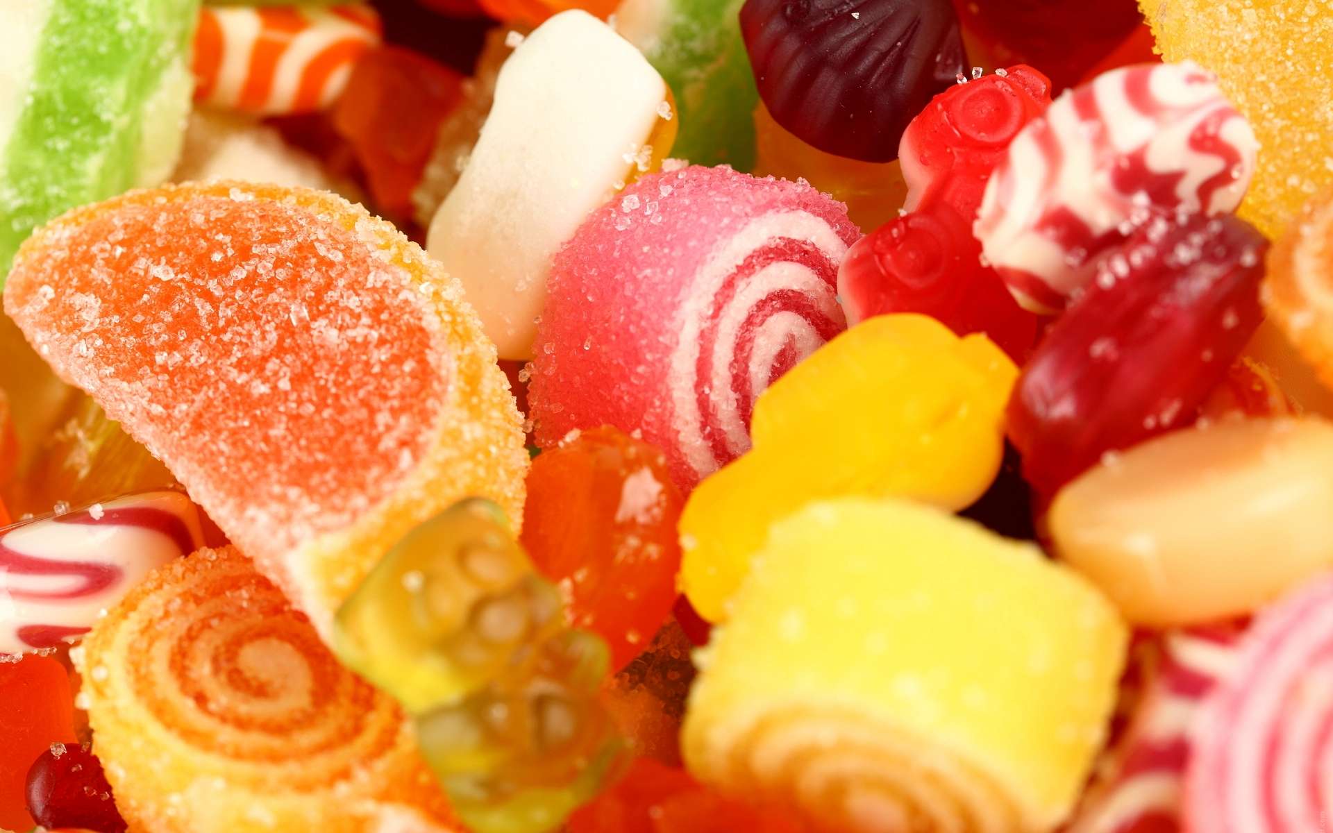 Обои разноцветные, конфеты, сладости, мармелад, colorful, candy, sweets, marmalade разрешение 1920x1200 Загрузить