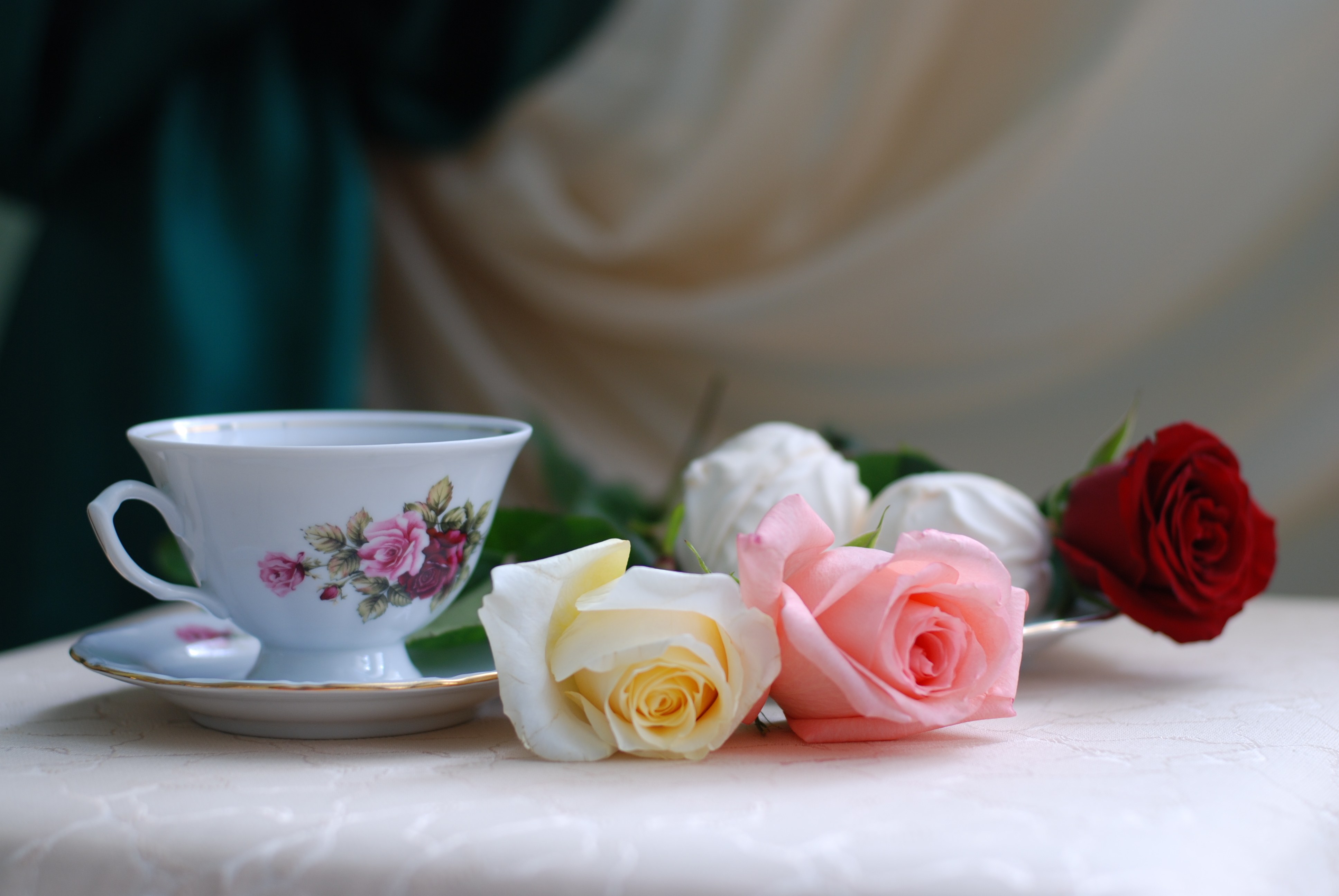 Доброго утра хорошего дня чай. Утренние цветы. Красивые цветы в чашке. Цветы в кружке. Цветы на столе.