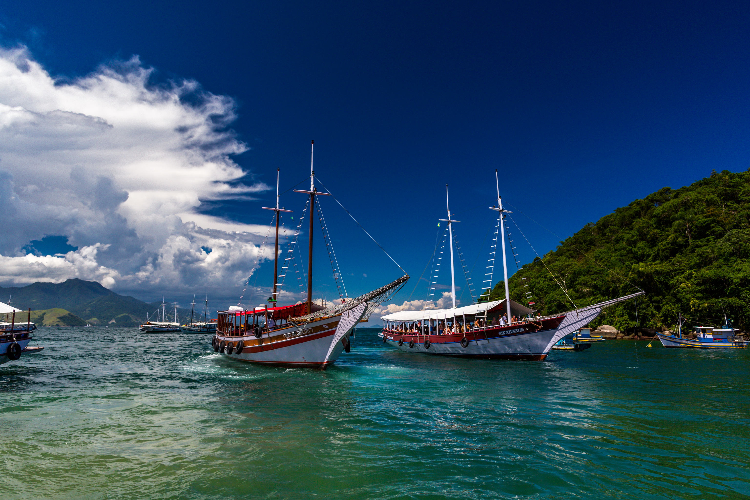 Обои море, яхты, sea, yachts разрешение 3072x2048 Загрузить