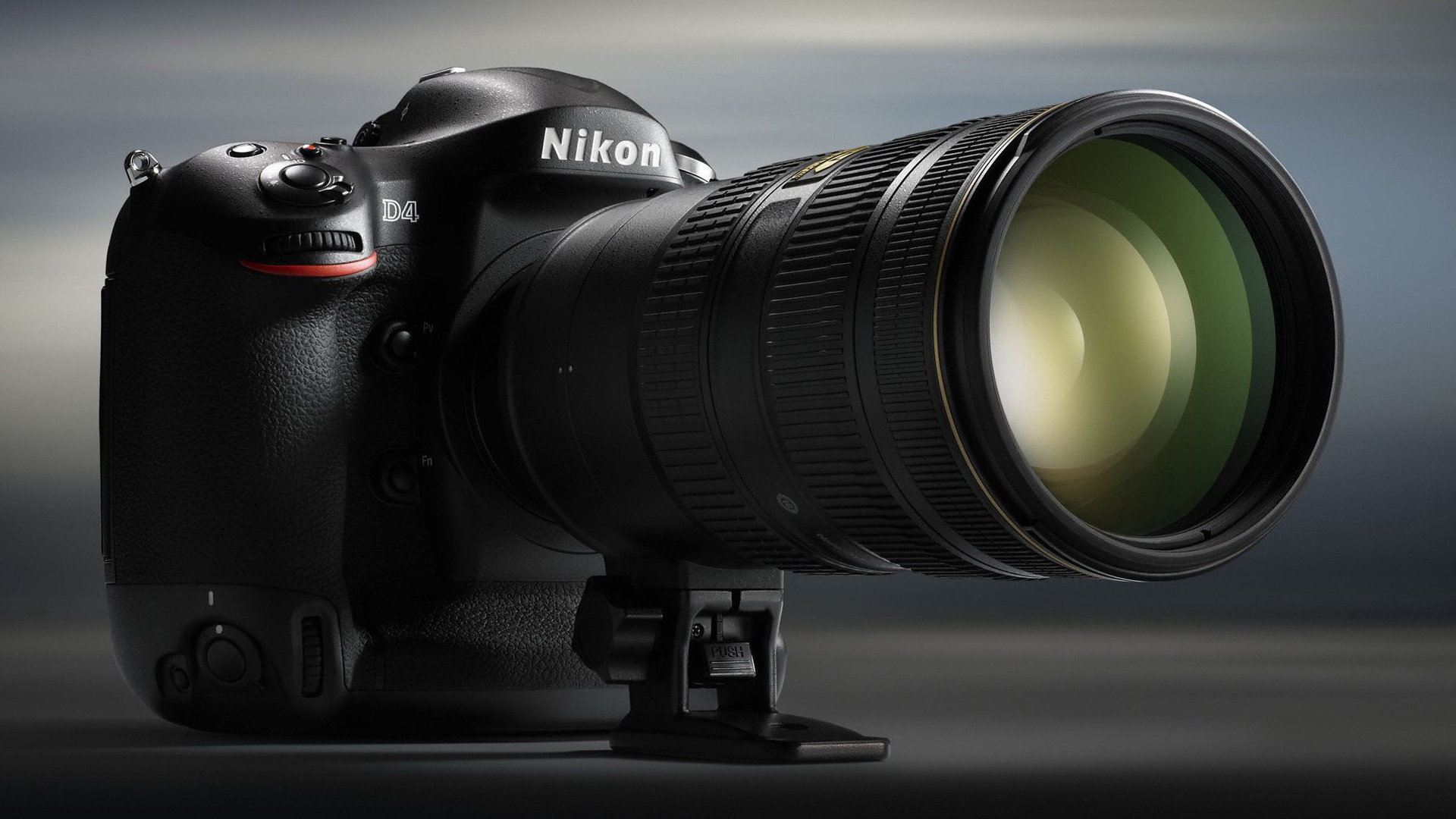 Обои фотоаппарат, объектив, nikon d4, the camera, lens разрешение 1920x1080 Загрузить