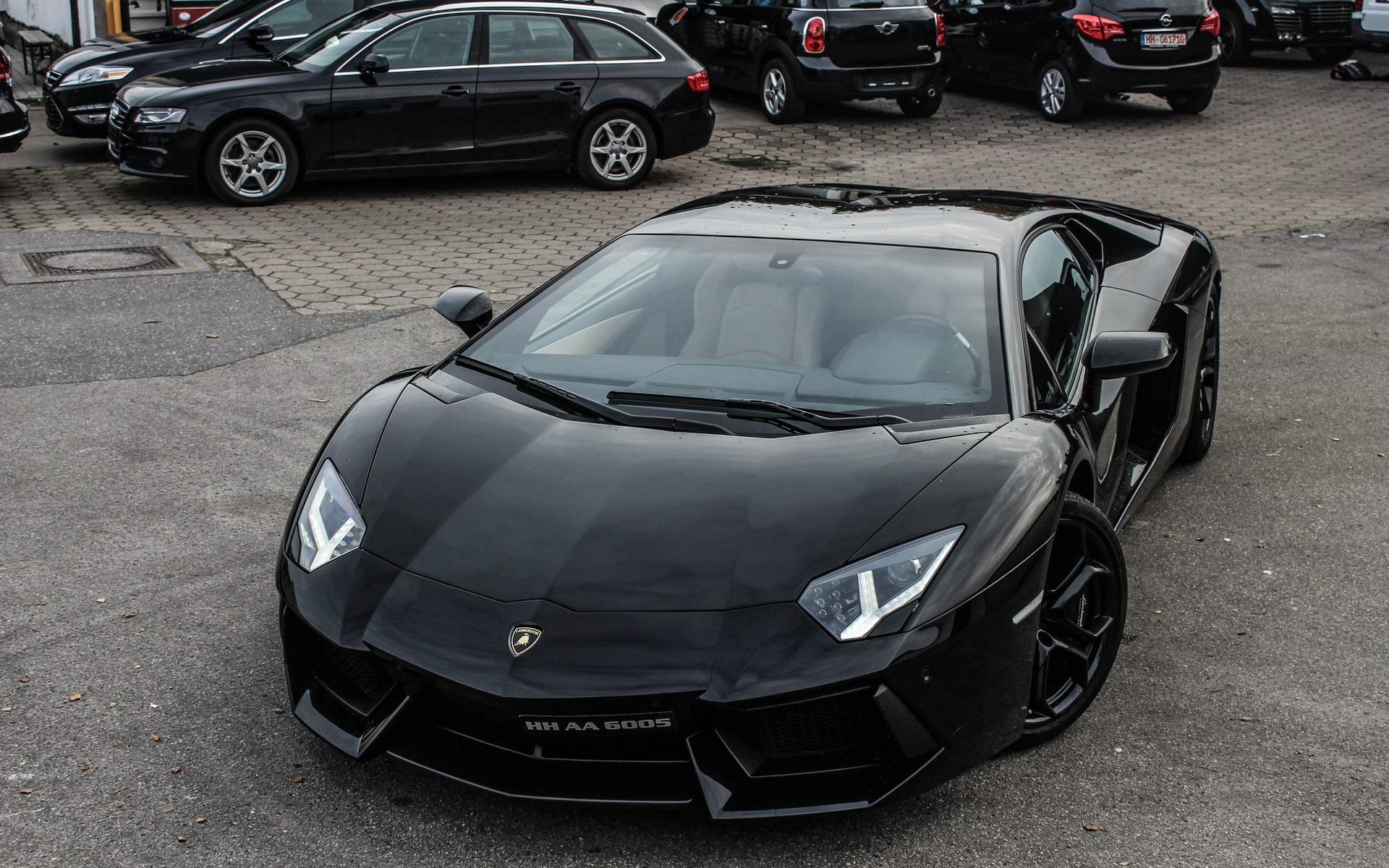 Lamborghini Aventador lp700 Black