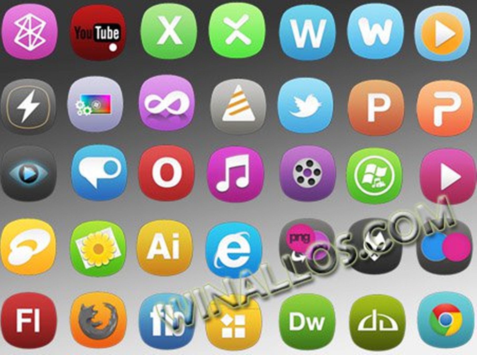 Colors icon pack