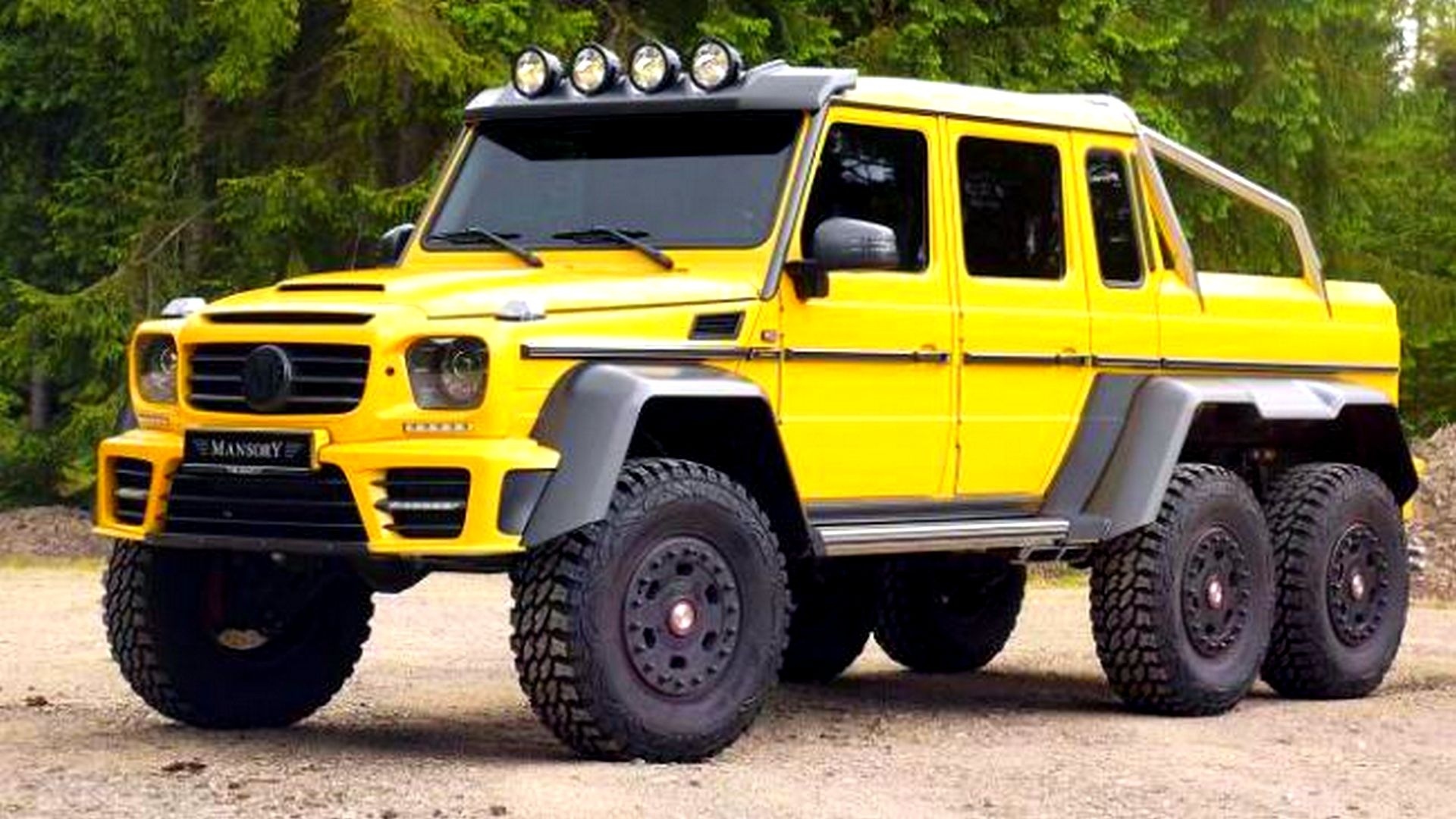 Обои желтый, авто, внедорожник, gelenvangen 6х6, yellow, auto, suv, gelenvangen 6x6 разрешение 1920x1080 Загрузить