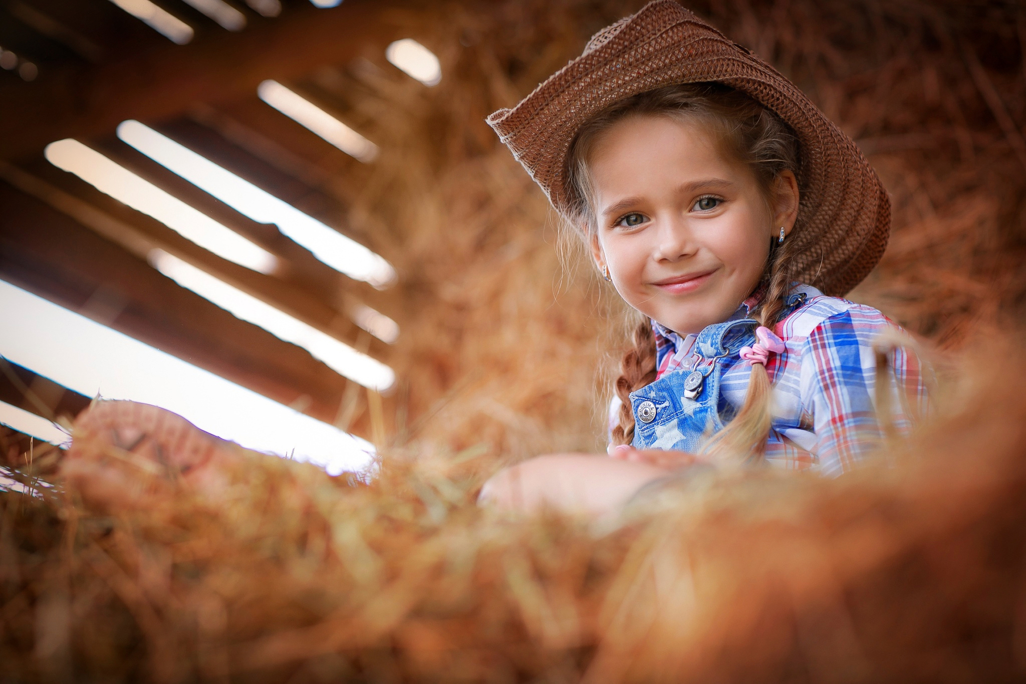 Обои улыбка, девочка, country kids, country style, smile, girl разрешение 2048x1365 Загрузить