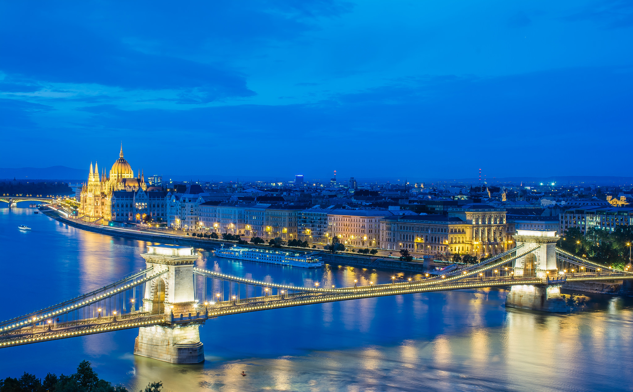 Будапешт мост река Дунай