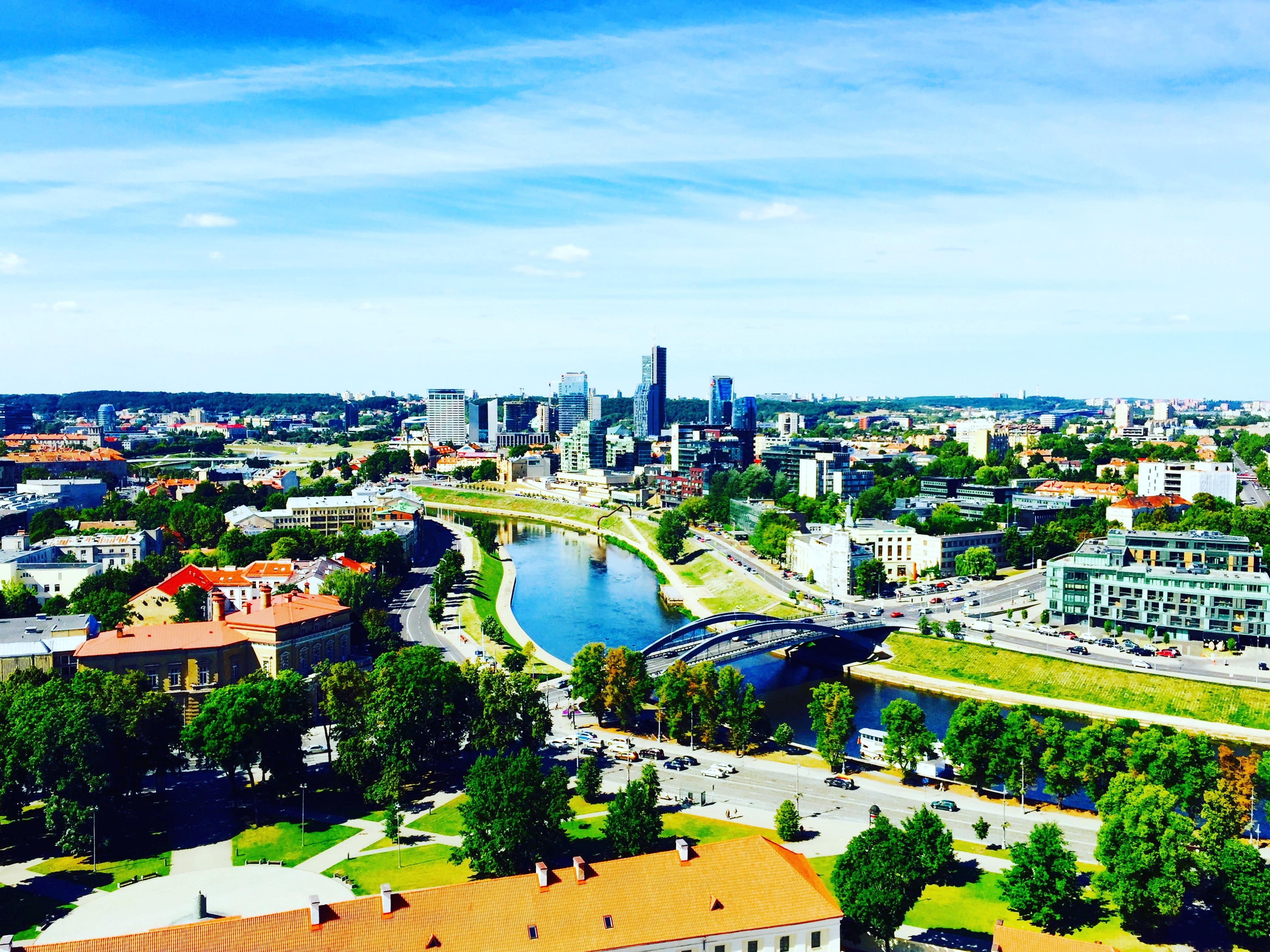 Какая столица у литвы. Литва Вильнюс. Панорама Литва. Столица Литвы. Панорама Вильнюса.