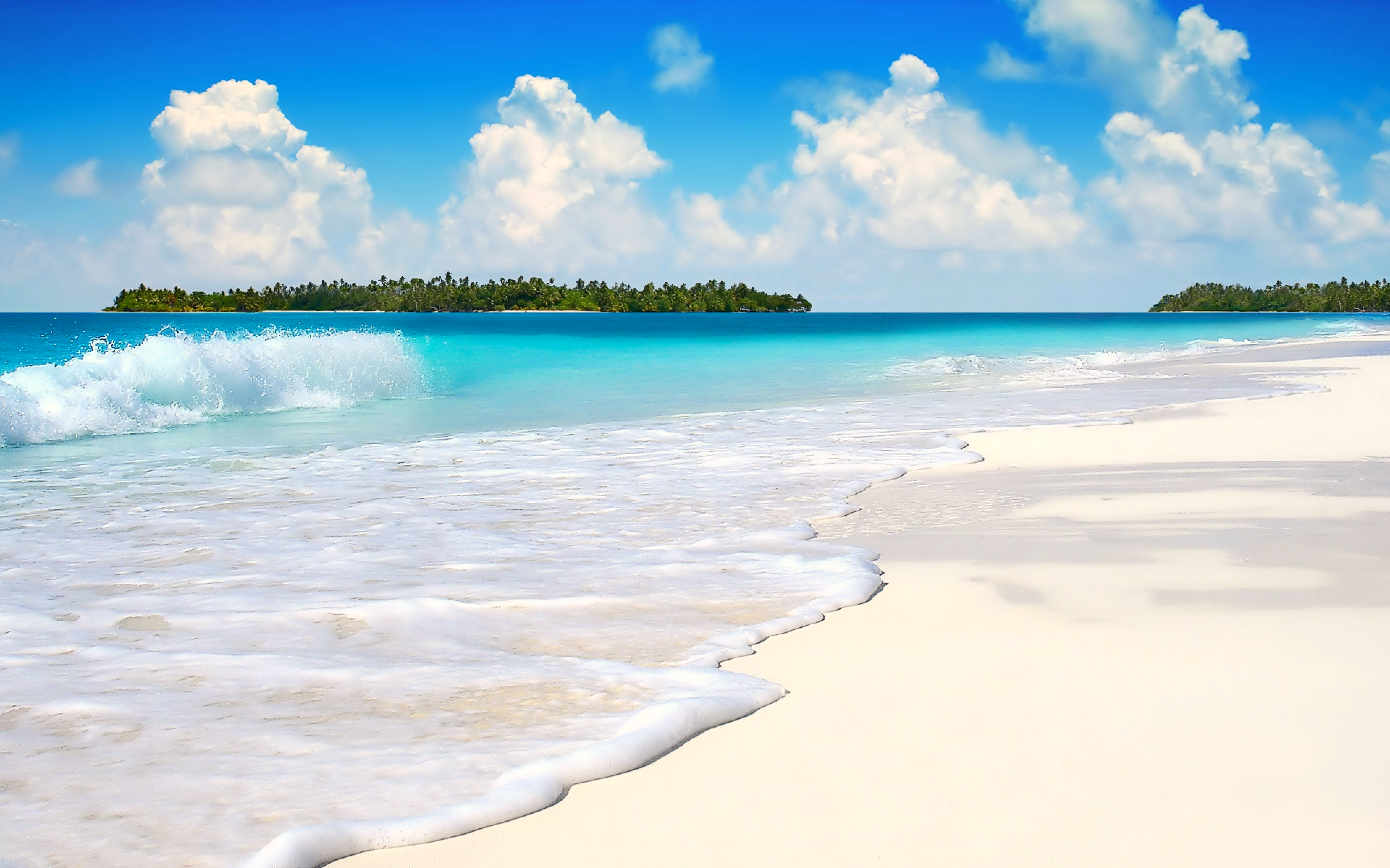 Обои море, пляж, острова, sea, beach, islands разрешение 3840x2400 Загрузить