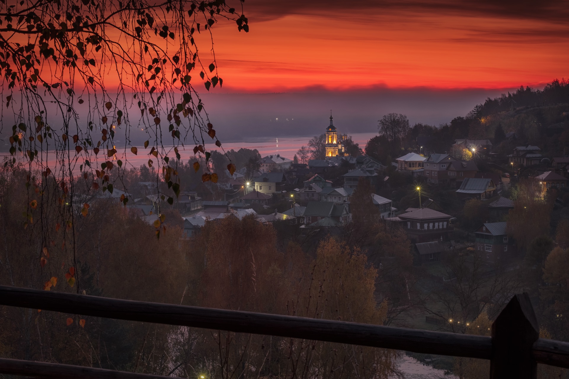 Плес Церковь осень